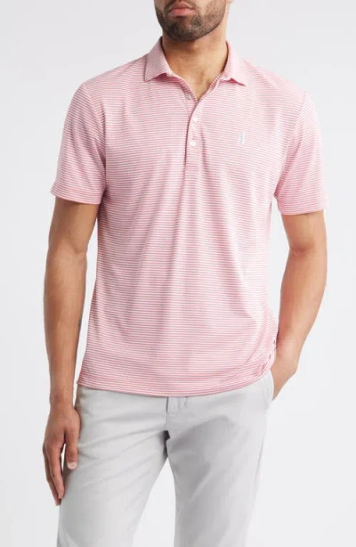 JOHNNIE-O JOHNNIE-O DRU STRIPE PERFORMANCE POLO