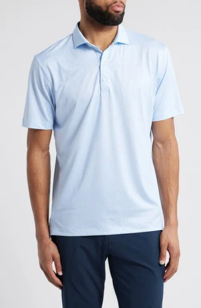 JOHNNIE-O JOHNNIE-O HEX GEO PRINT PREP-FORMANCE GOLF POLO