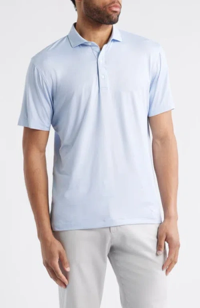 JOHNNIE-O JOHNNIE-O MARLIN MICROPRINT FEATHERWEIGHT PERFORMANCE POLO