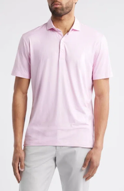 JOHNNIE-O JOHNNIE-O MARLIN MICROPRINT FEATHERWEIGHT PERFORMANCE POLO