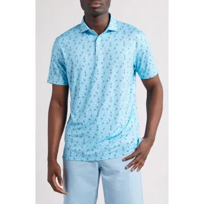 JOHNNIE-O JOHNNIE-O PGA SHOWTIME LIBATIONS PRINT PREP-FORMANCE GOLF POLO