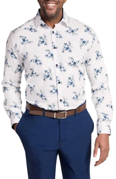 JOHNNY BIGG JOHNNY BIGG VERDON FLORAL STRETCH COTTON BUTTON-UP SHIRT