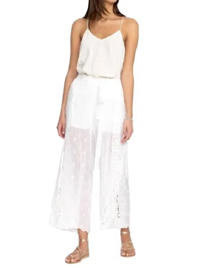 JOHNNY WAS JOHNNY WAS ELEUTHERA WRAP PANT IN WHITE
