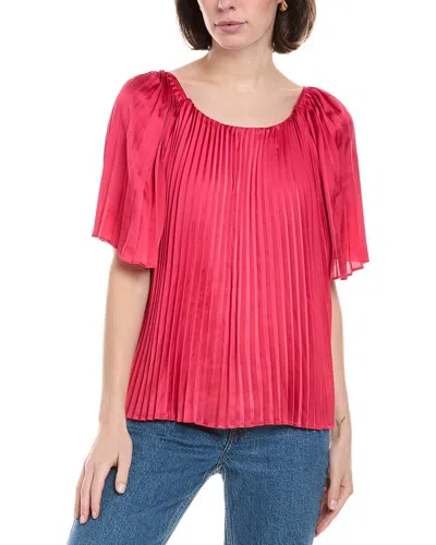 JOHNNY WAS GEORGINNA PLEATED BLOUSE