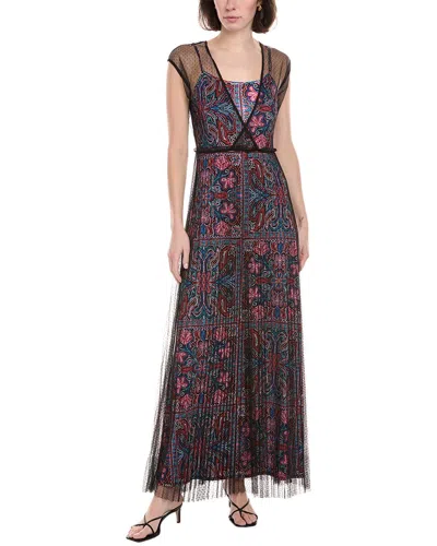 JOHNNY WAS JUSTINA PLEATED MAXI DRESS