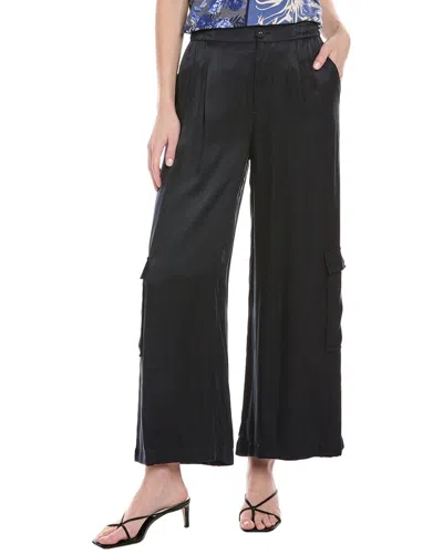 JOHNNY WAS PETITE PLEATED PULL-ON PANT