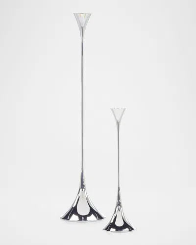 JOHN-RICHARD COLLECTION MAGRA CANDLEHOLDERS, SET OF 2