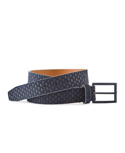 JOHNSTON & MURPHY MEN'S BASKET-WEAVE BELT