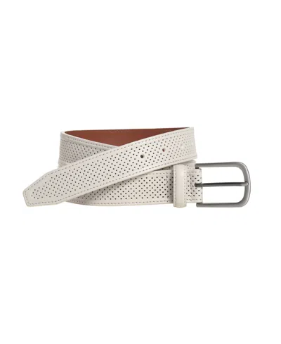JOHNSTON & MURPHY MEN'S SOFT PERFORATED BELT