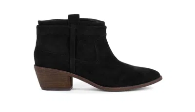 JOIE AJAX SUEDE BOOTIE IN BLACK