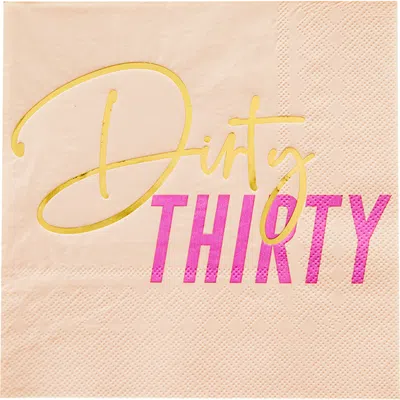JOLLITY & CO JOLLITY & CO 30TH BIRTHDAY DIRTY THIRTY LARGE NAPKINS
