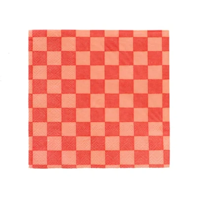 JOLLITY & CO JOLLITY & CO CHECKERED LARGE NAPKINS