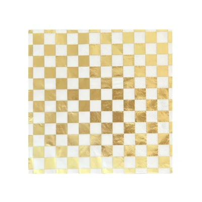 JOLLITY & CO JOLLITY & CO CHECKERED LARGE NAPKINS