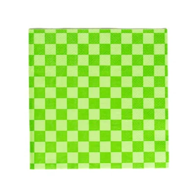 JOLLITY & CO JOLLITY & CO CHECKERED LARGE NAPKINS