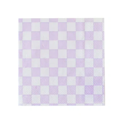 JOLLITY & CO JOLLITY & CO CHECKERED LARGE NAPKINS