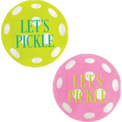 JOLLITY & CO JOLLITY & CO PICKLEBALL SOCIAL CLUB LET'S PICKLE COCKTAIL NAPKINS