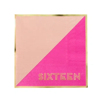 JOLLITY & CO JOLLITY & CO SWEET 16 LARGE NAPKINS