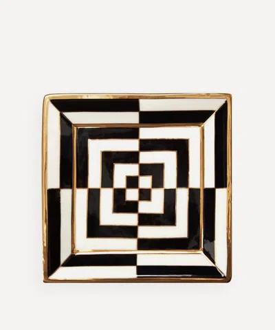 JONATHAN ADLER JONATHAN ADLER OP ART SQUARE TRAY