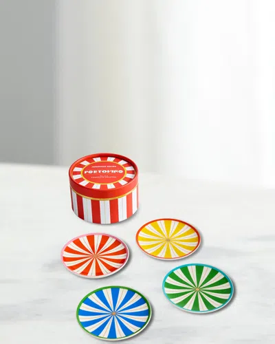 JONATHAN ADLER PORTOFINO COASTERS, SET OF 4