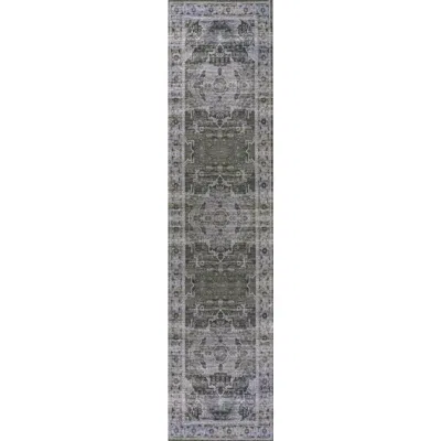 JONATHAN Y JONATHAN Y ALANYA ORNATE MEDALLION MACHINE-WASHABLE AREA RUG