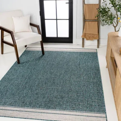 JONATHAN Y JONATHAN Y ALDA MODERN MINIMALIST MINGLED SOLID INDOOR/OUTDOOR AREA RUG