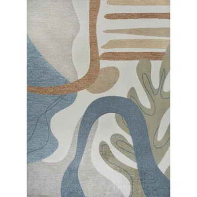 JONATHAN Y JONATHAN Y ALGAE ABSTRACT GLAM BOTANICAL MACHINE-WASHABLE AREA RUG