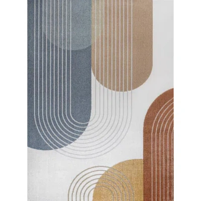 JONATHAN Y JONATHAN Y ARCHES CONTEMPORARY MINIMALIST MACHINE-WASHABLE AREA RUG