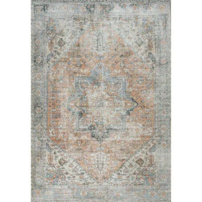 JONATHAN Y JONATHAN Y ARMAE DISTRESSED MEDALLION CHENILLE MACHINE-WASHABLE AREA RUG