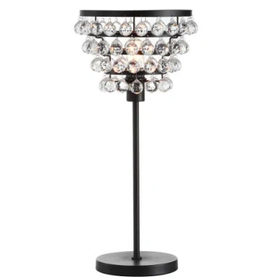 JONATHAN Y JONATHAN Y BUCKINGHAM 25" CRYSTAL/METAL TABLE LAMP
