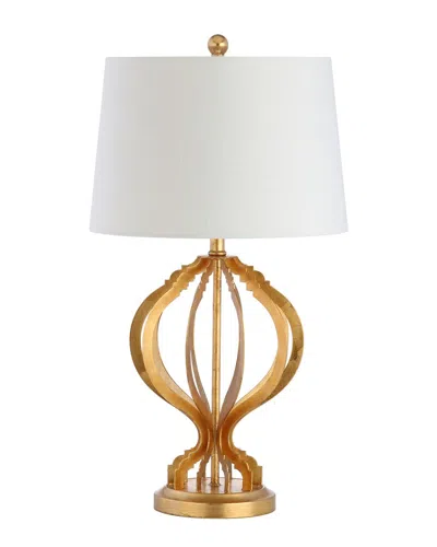 JONATHAN Y JONATHAN Y DESIGNS SEBASTIAN 28.5IN METAL TRELLIS LED TABLE LAMP