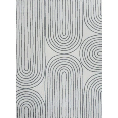 JONATHAN Y JONATHAN Y DOODLE CONTEMPORARY GLAM GEOMETRIC MACHINE-WASHABLE AREA RUG