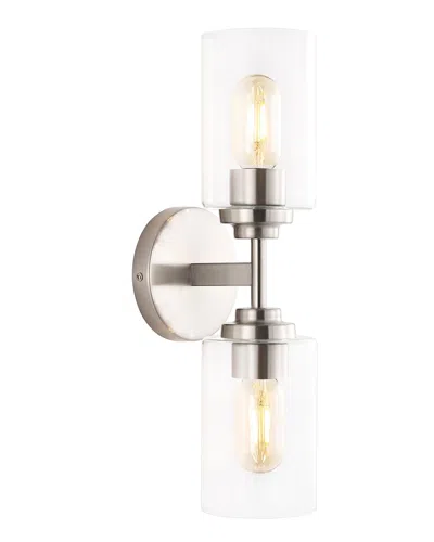 JONATHAN Y JONATHAN Y GILES 16IN 2-LIGHT CYLINDER LED SCONCE