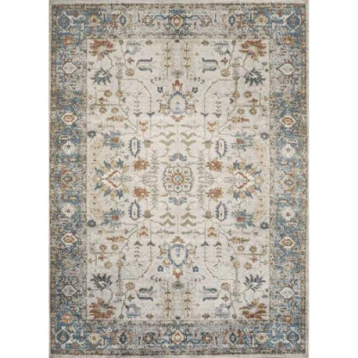JONATHAN Y JONATHAN Y HIERO PERSIAN BORDER LOW-PILE MACHINE-WASHABLE AREA RUG