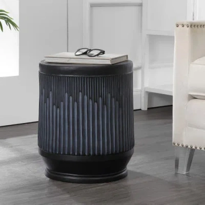 JONATHAN Y JONATHAN Y KLINE 17.5" MID-CENTURY MODERN BRUTALIST INDOOR/OUTDOOR ACCENT TABLE