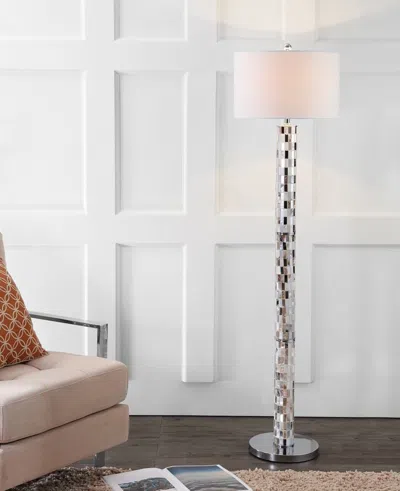 JONATHAN Y LIAM 63.5" SEASHELL MOSAIC LED FLOOR LAMP