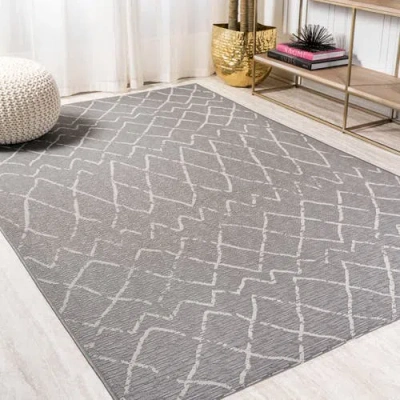 JONATHAN Y JONATHAN Y MADABA MOROCCAN TRELLIS INDOOR/OUTDOOR AREA RUG