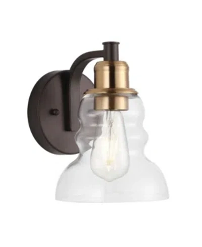 JONATHAN Y MANHATTAN VINTAGE-LIKE 1-LIGHT INDUSTRIAL RUSTIC LED VANITY