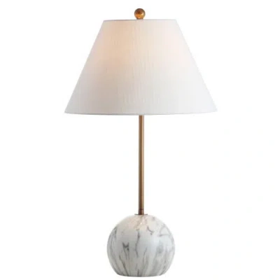 JONATHAN Y JONATHAN Y MIAMI 29" MINIMALIST RESIN/METAL LED TABLE LAMP