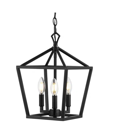 JONATHAN Y OJAI 3-LIGHT CLASSIC MODERN LANTERN LED PENDANT