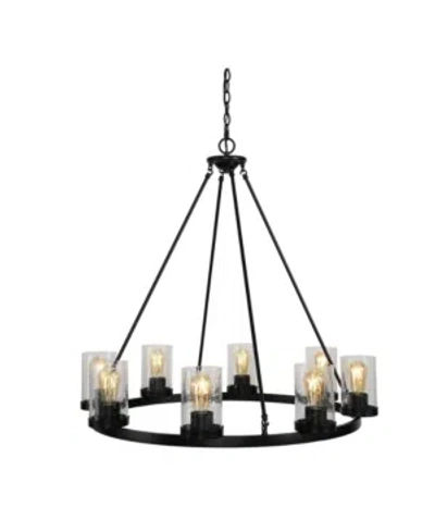 JONATHAN Y PABLO RING 8-LIGHT GLASS BOHEMIAN COTTAE LED CHANDELIER