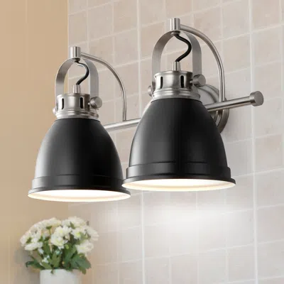 JONATHAN Y PHINEAS 16.25" 2-LIGHT FARMHOUSE BOHEMIAN IRON LED VANITY