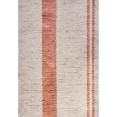 JONATHAN Y JONATHAN Y RAITA MODERN DISTRESSED STRIPE MACHINE-WASHABLE AREA RUG