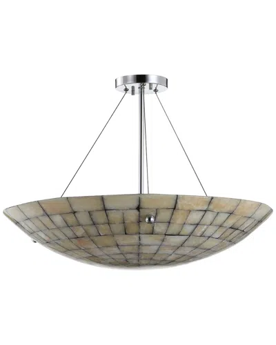 JONATHAN Y JONATHAN Y SHEILA 24IN MARBLE METAL LED PENDANT