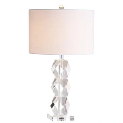 JONATHAN Y JONATHAN Y SOFIA 26" CRYSTAL LED TABLE LAMP, CLEAR
