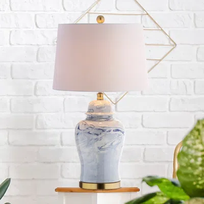 JONATHAN Y WALLACE 26" CERAMIC LED TABLE LAMP