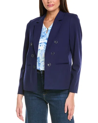 JONES NEW YORK JONES NEW YORK FAUX DOUBLE-BREASTED JACKET