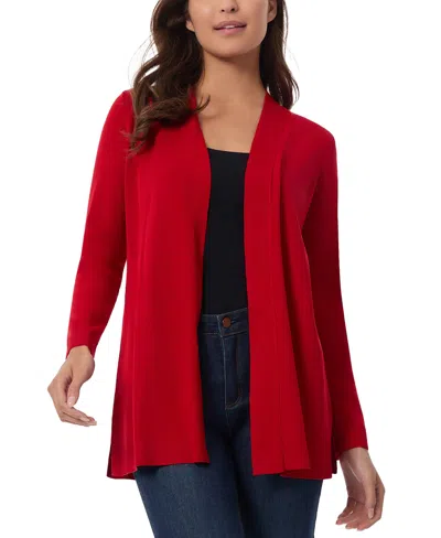 JONES NEW YORK WOMEN'S OPEN-FRONT RIBBED-EDGE CARDIGAN