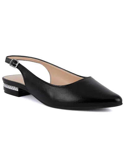 JONES NEW YORK WOMEN'S QUILSA POINTED TOE SLINGBACK FLATS