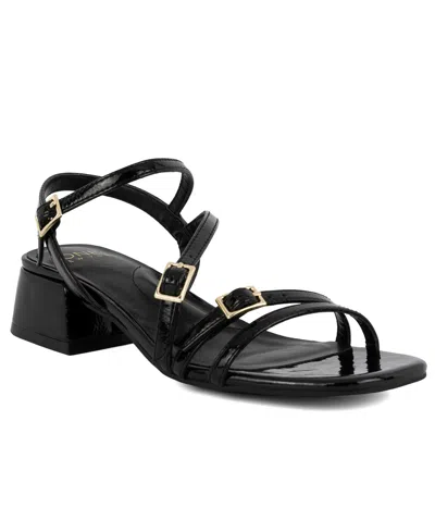 JONES NEW YORK WOMEN'S UNASYN BLOCK HEEL STRAPPY DRESS SANDALS