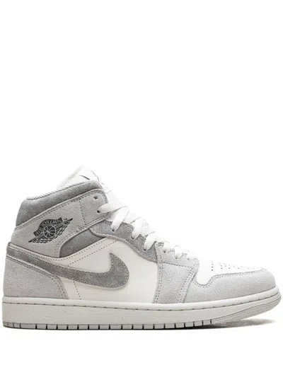 JORDAN JORDAN 1 MID "NEUTRAL GREY SAIL" SNEAKERS